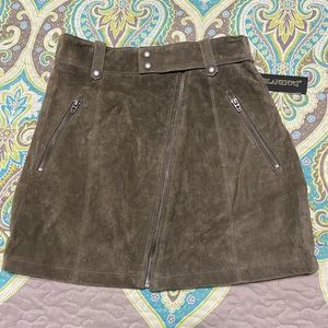 Blank NYC Belted Leather Skirt size 27